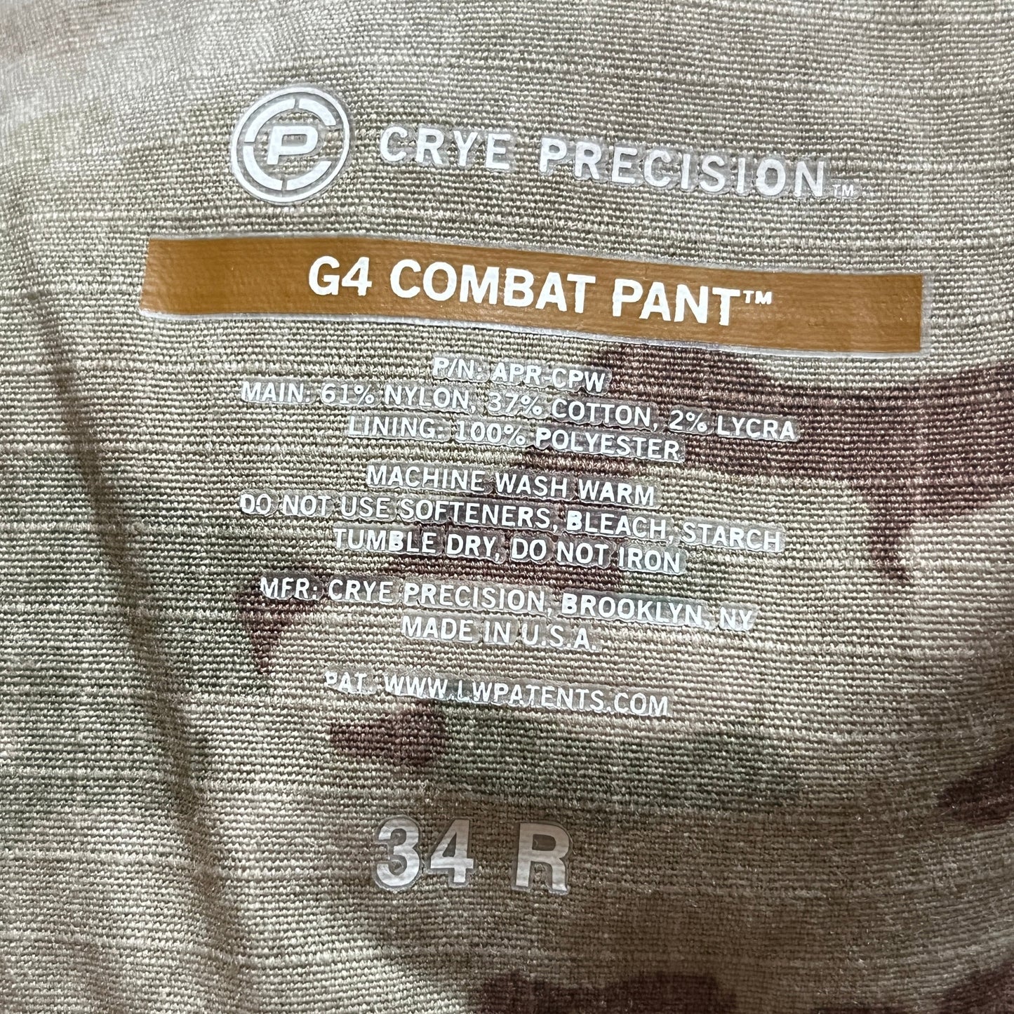 Crye G4 Combat Pants with Kneepads