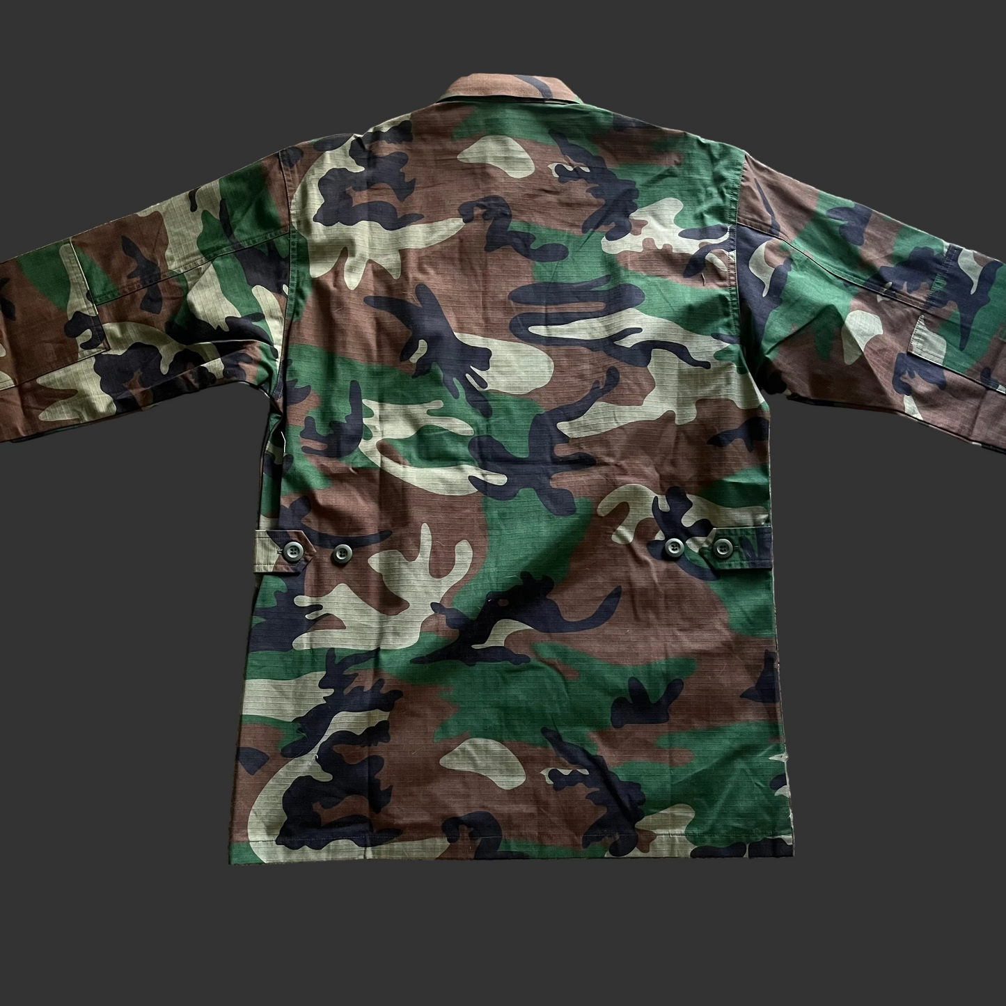 Cambodian 246th BHQ Woodland Shirt