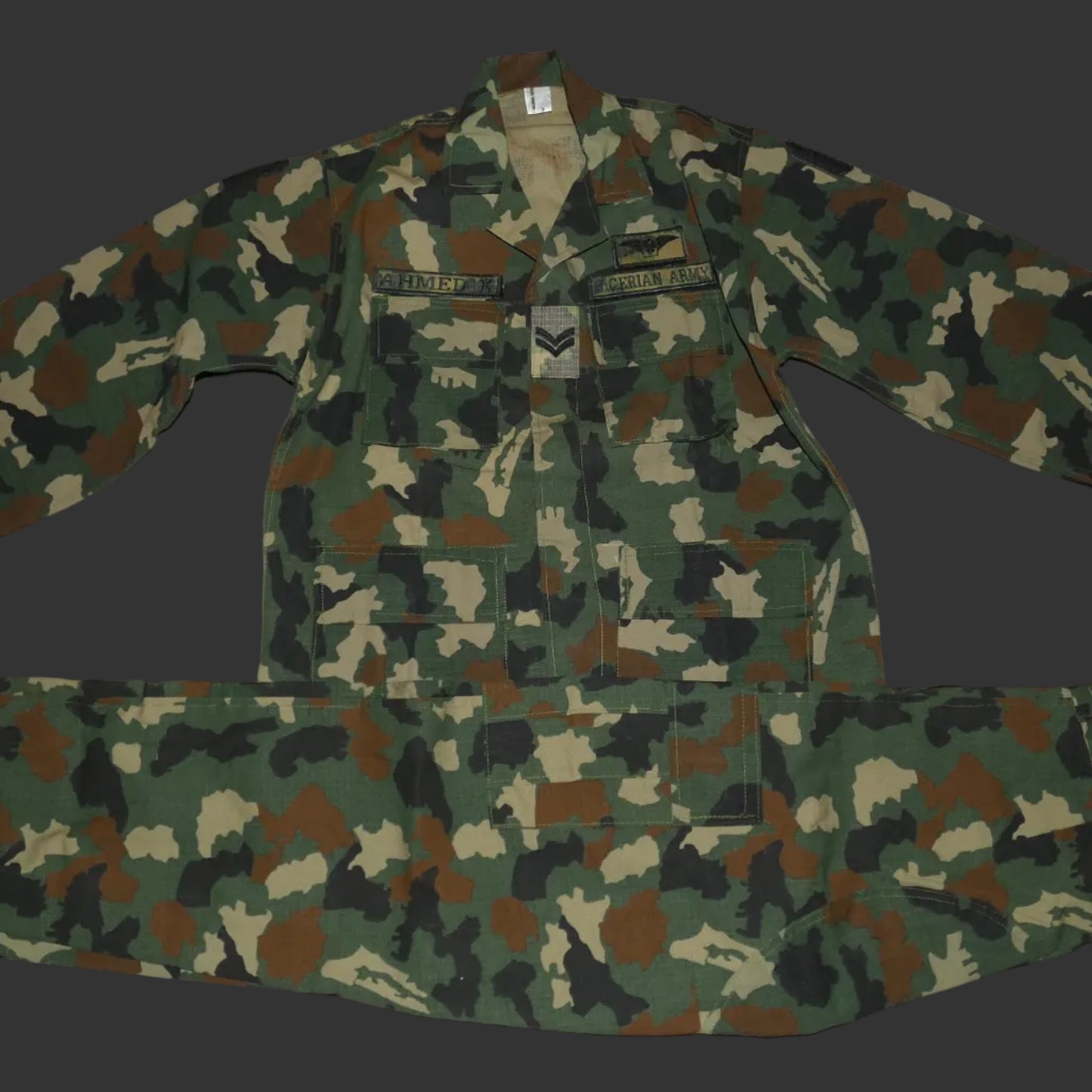 Nigerian Army Set with Jump Wing Patches