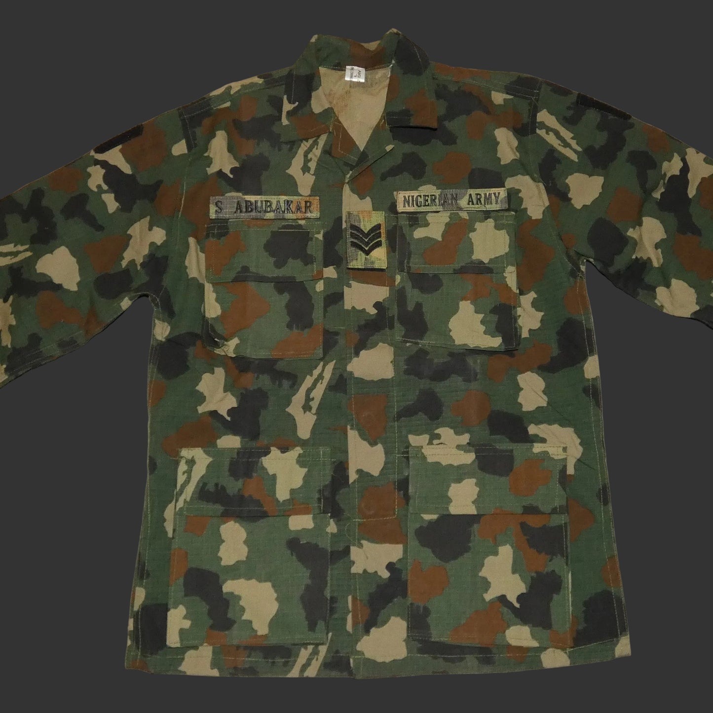 Nigerian Army Set with Patches
